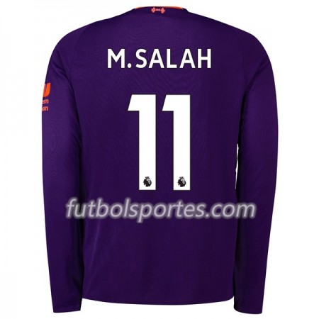 Camisetas Liverpool M.Salah 11 Segunda Equipacion 2018/2019 Manga Larga